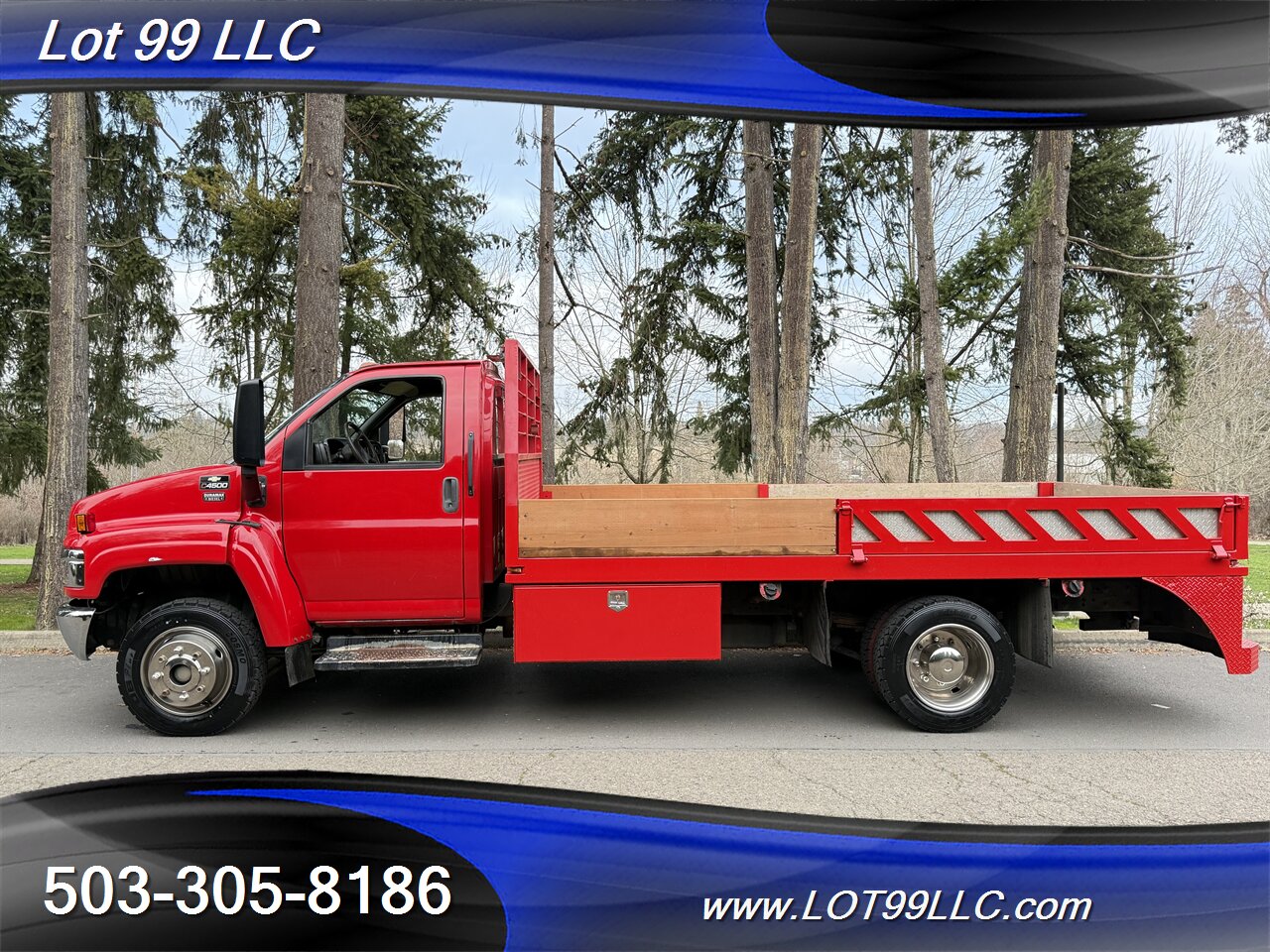 2007 Chevrolet Kodiak C4500 98k New Tires Duramax Turbo Diesel Flatbed   - Photo 1 - Milwaukie, OR 97267