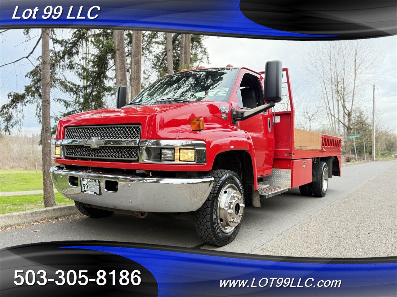 2007 Chevrolet Kodiak C4500 98k New Tires Duramax Turbo Diesel Flatbed   - Photo 3 - Milwaukie, OR 97267