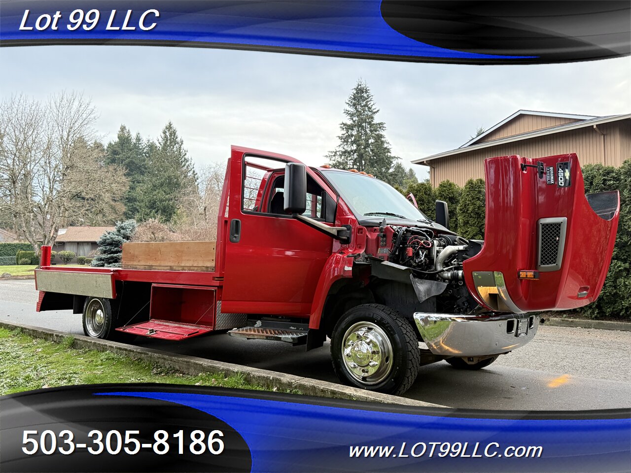 2007 Chevrolet Kodiak C4500 98k New Tires Duramax Turbo Diesel Flatbed   - Photo 44 - Milwaukie, OR 97267