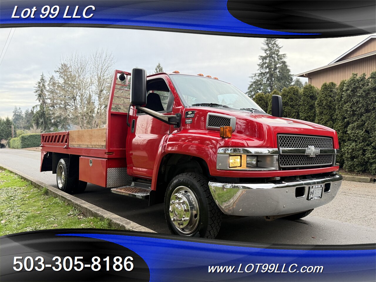 2007 Chevrolet Kodiak C4500 98k New Tires Duramax Turbo Diesel Flatbed   - Photo 5 - Milwaukie, OR 97267