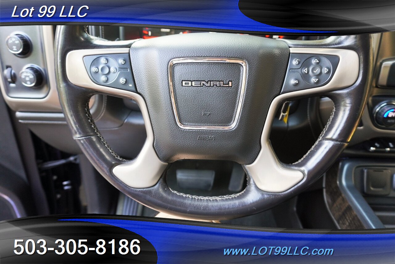 2016 GMC Sierra 2500HD Denali 4X4 6.6L Duramax Diesel Heated AC Leather  Moon Roof Crew Cab LIFTED 20 HOSTILE Wheels 37 OFF ROAD TIRES - Photo 27 - Milwaukie, OR 97267