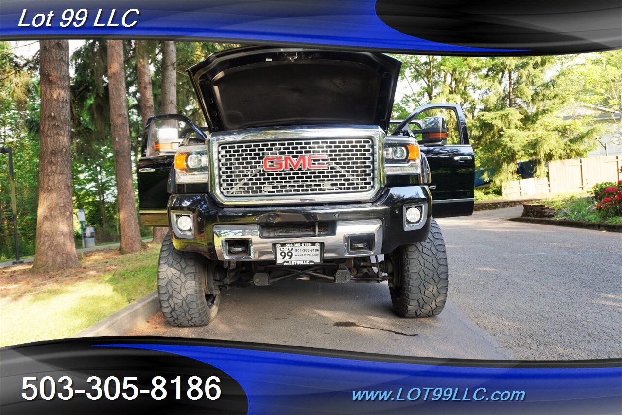 2016 GMC Sierra 2500HD Denali 4X4 6.6L Duramax Diesel Heated AC Leather  Moon Roof Crew Cab LIFTED 20 HOSTILE Wheels 37 OFF ROAD TIRES - Photo 31 - Milwaukie, OR 97267