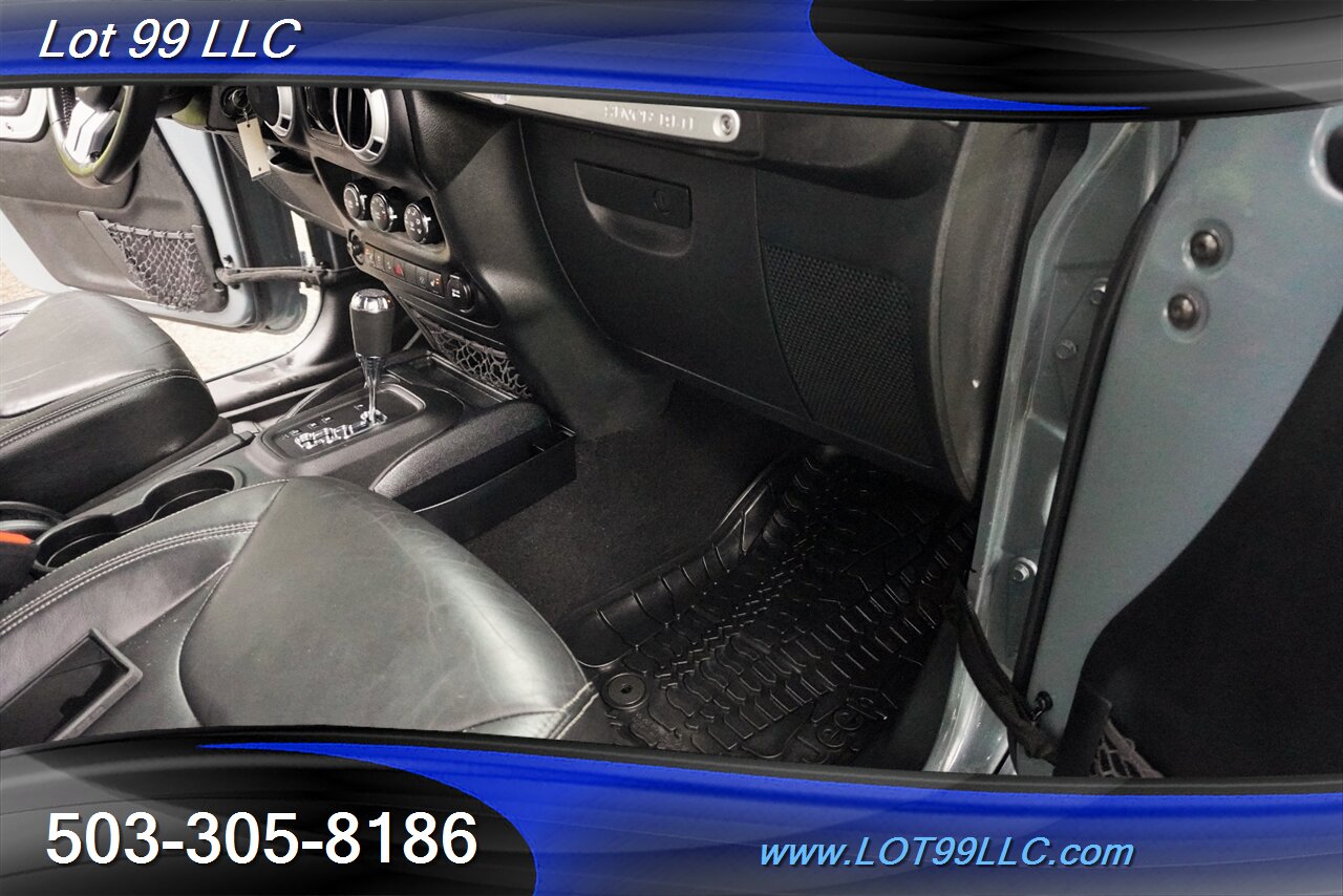 2015 Jeep Wrangler 4x4 Unlimited Rubicon HARD ROCK 79K V6 Auto Heated Leather GPS LIFTED Gold Wheels Newer Tires 1 OWNER - Photo 30 - Milwaukie, OR 97267