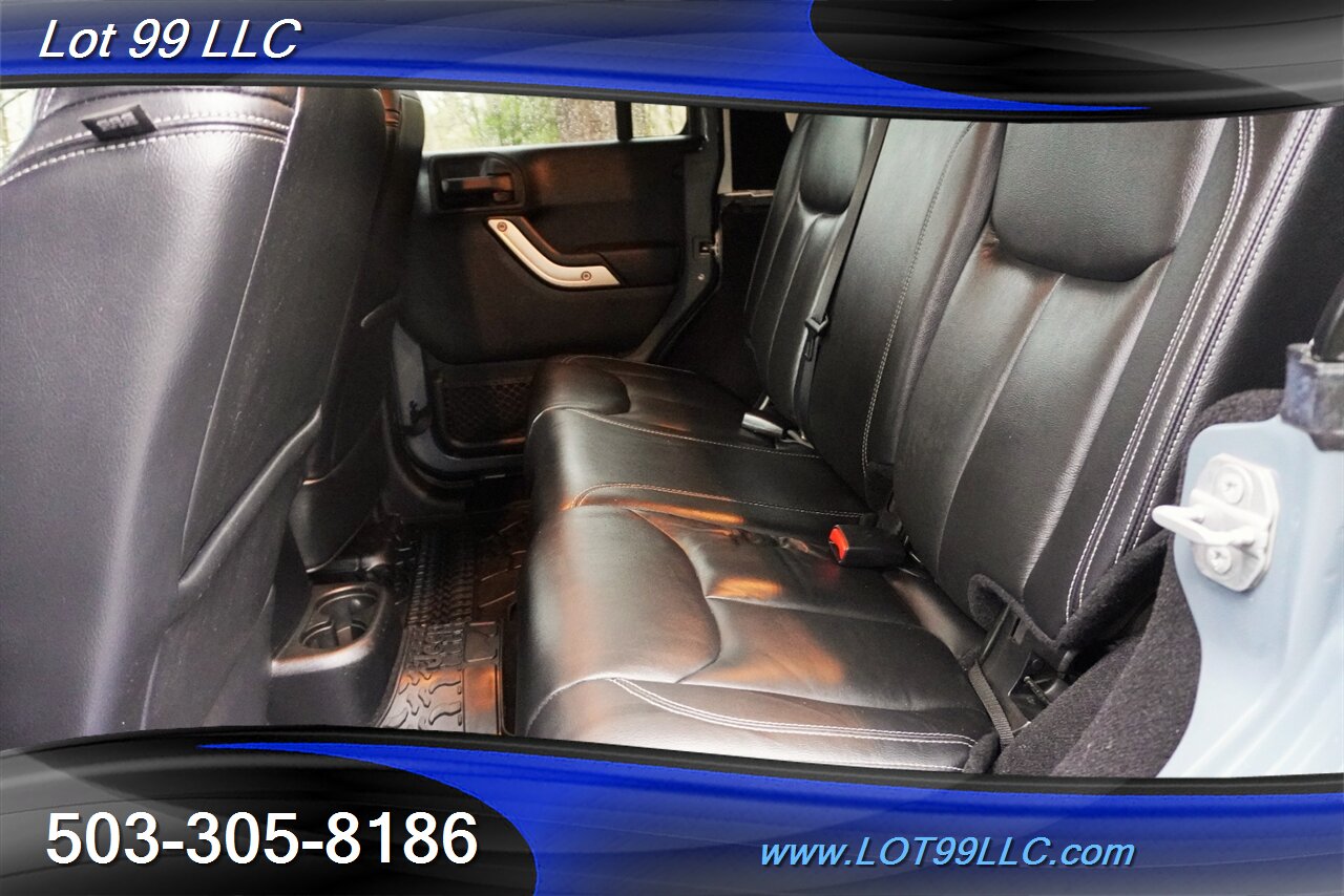 2015 Jeep Wrangler 4x4 Unlimited Rubicon HARD ROCK 79K V6 Auto Heated Leather GPS LIFTED Gold Wheels Newer Tires 1 OWNER - Photo 15 - Milwaukie, OR 97267