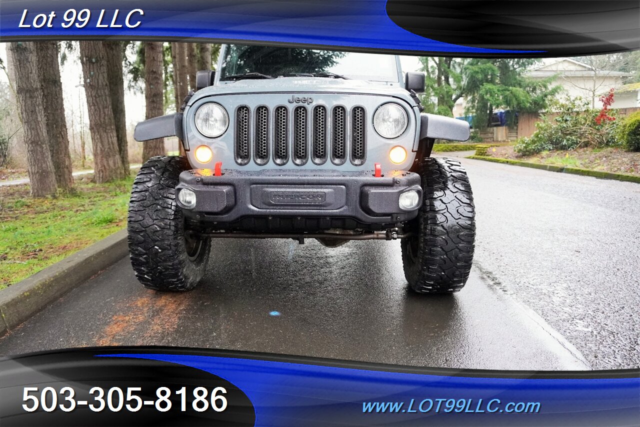 2015 Jeep Wrangler 4x4 Unlimited Rubicon HARD ROCK 79K V6 Auto Heated Leather GPS LIFTED Gold Wheels Newer Tires 1 OWNER - Photo 6 - Milwaukie, OR 97267