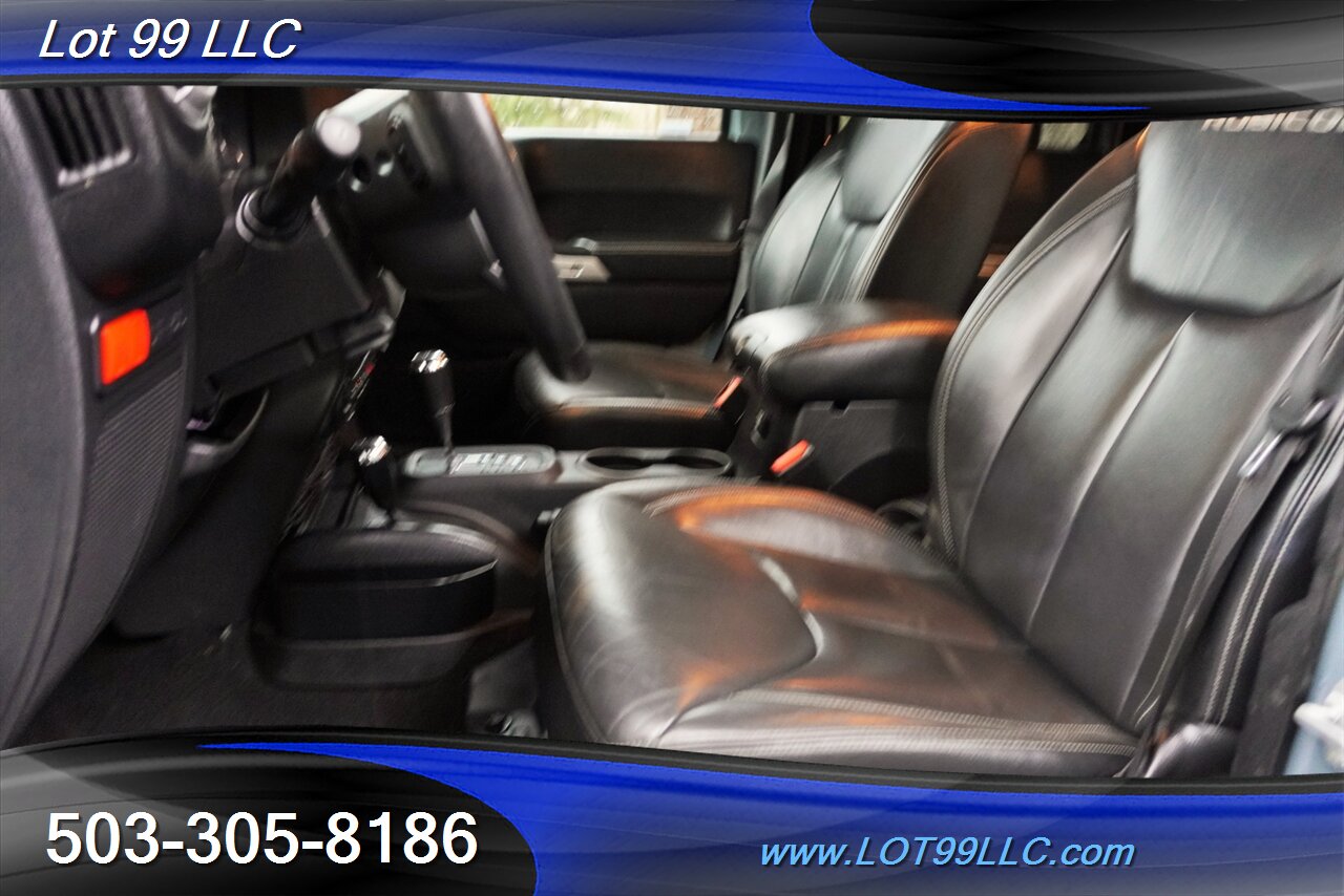 2015 Jeep Wrangler 4x4 Unlimited Rubicon HARD ROCK 79K V6 Auto Heated Leather GPS LIFTED Gold Wheels Newer Tires 1 OWNER - Photo 13 - Milwaukie, OR 97267