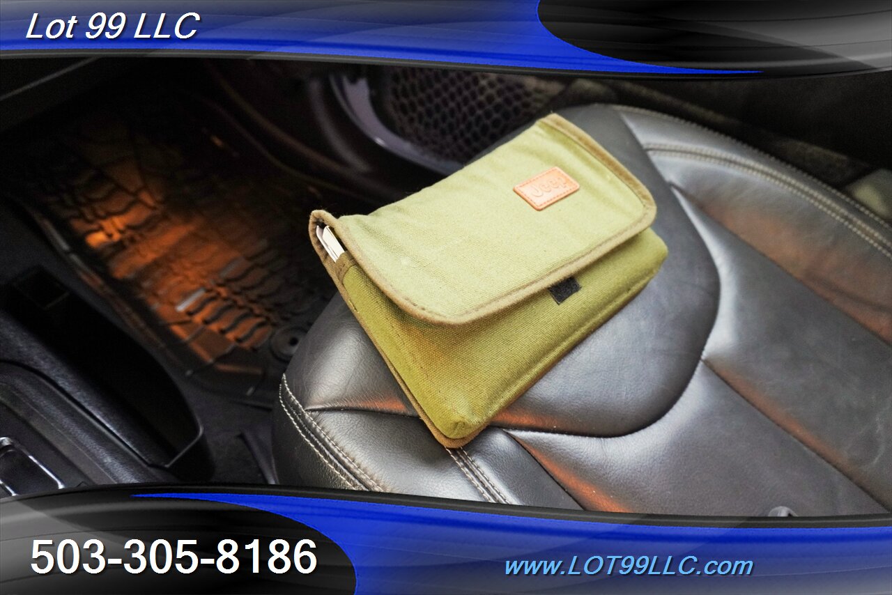 2015 Jeep Wrangler 4x4 Unlimited Rubicon HARD ROCK 79K V6 Auto Heated Leather GPS LIFTED Gold Wheels Newer Tires 1 OWNER - Photo 24 - Milwaukie, OR 97267