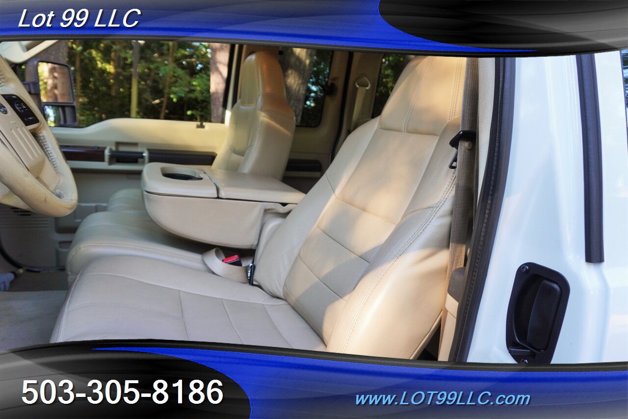 2008 Ford F-350 Lariat 4x4 Power Stroke Diesel Heated Leather Seat Long Bed Premium Wheels Newer Tires 2 OWNERS - Photo 12 - Milwaukie, OR 97267