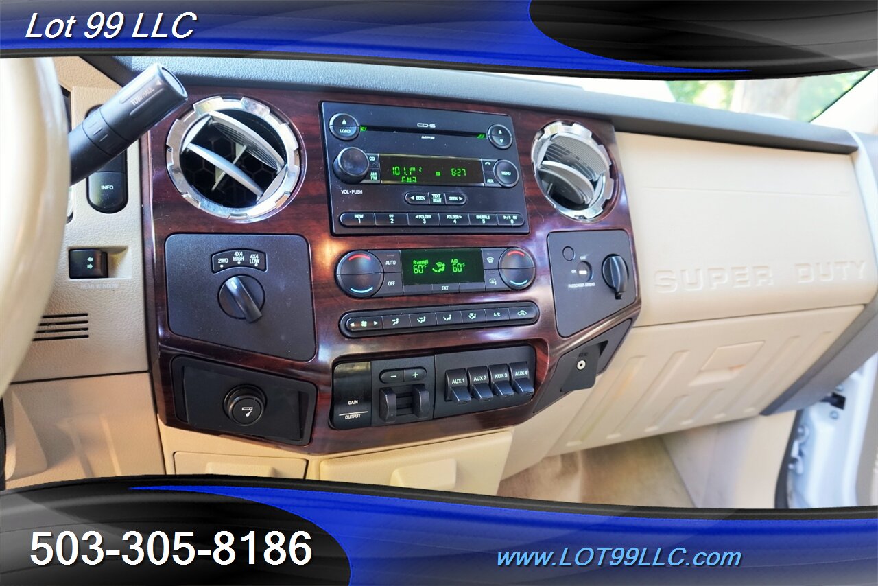 2008 Ford F-350 Lariat 4x4 Power Stroke Diesel Heated Leather Seat Long Bed Premium Wheels Newer Tires 2 OWNERS - Photo 21 - Milwaukie, OR 97267