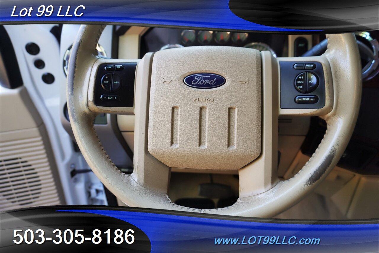 2008 Ford F-350 Lariat 4x4 Power Stroke Diesel Heated Leather Seat Long Bed Premium Wheels Newer Tires 2 OWNERS - Photo 22 - Milwaukie, OR 97267