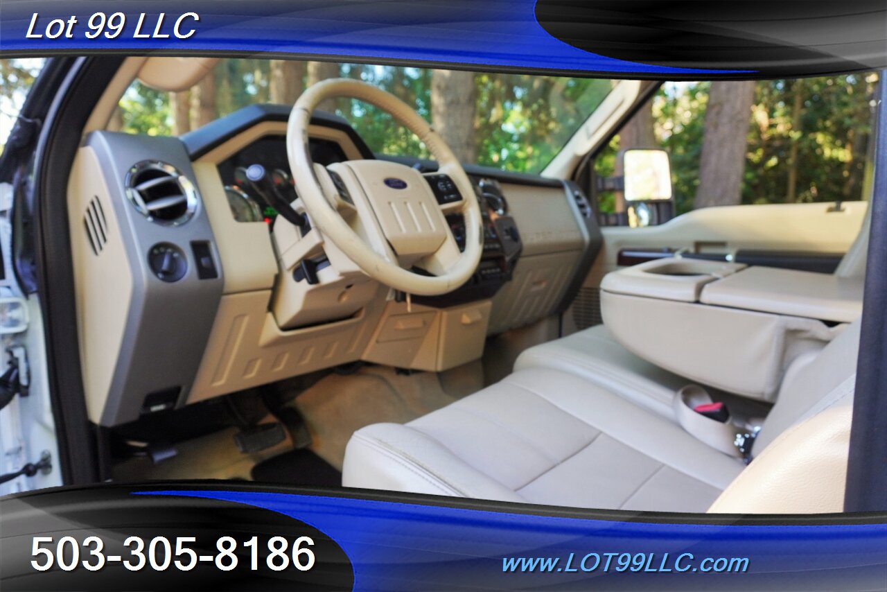 2008 Ford F-350 Lariat 4x4 Power Stroke Diesel Heated Leather Seat Long Bed Premium Wheels Newer Tires 2 OWNERS - Photo 2 - Milwaukie, OR 97267