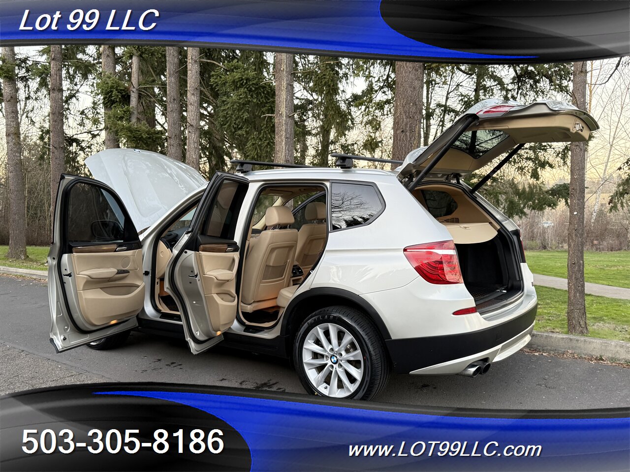 2013 BMW X3 xDrive28i AWD **77k Miles** Navi Pano Htd Leather   - Photo 53 - Milwaukie, OR 97267