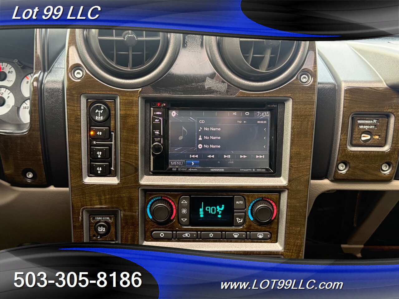 2003 Hummer H2 Lux Series 4x4 * Only 55k Miles * Lifted NEW 37 " 6.0 V8 Tires F&R Heated Leather Moon Roof - Photo 36 - Milwaukie, OR 97267