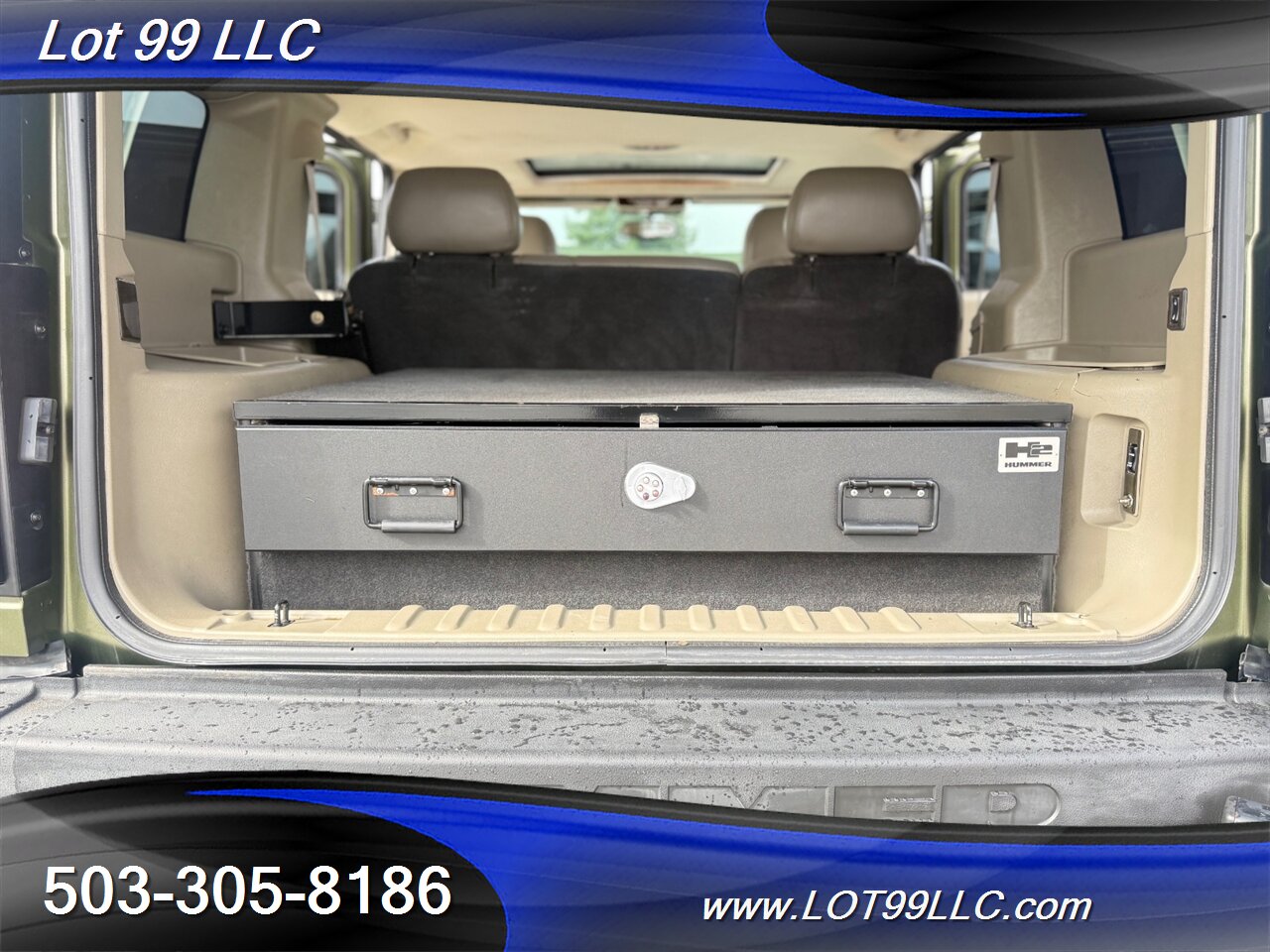 2003 Hummer H2 Lux Series 4x4 * Only 55k Miles * Lifted NEW 37 " 6.0 V8 Tires F&R Heated Leather Moon Roof - Photo 45 - Milwaukie, OR 97267