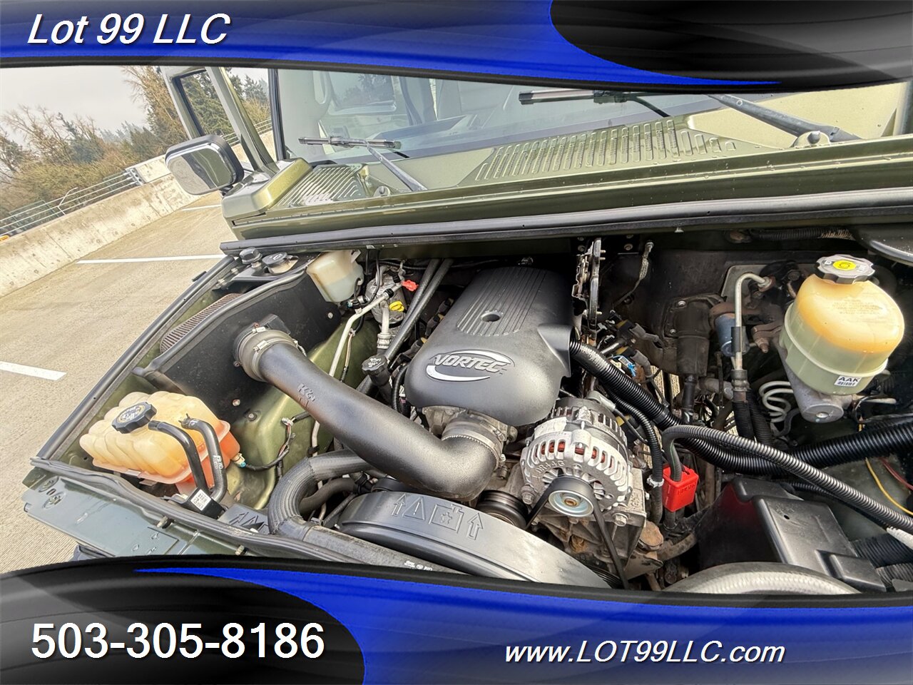 2003 Hummer H2 Lux Series 4x4 * Only 55k Miles * Lifted NEW 37 " 6.0 V8 Tires F&R Heated Leather Moon Roof - Photo 50 - Milwaukie, OR 97267