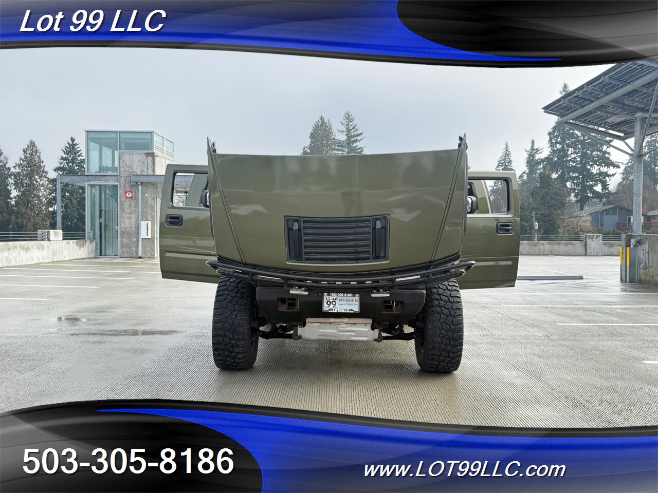 2003 Hummer H2 Lux Series 4x4 * Only 55k Miles * Lifted NEW 37 " 6.0 V8 Tires F&R Heated Leather Moon Roof - Photo 19 - Milwaukie, OR 97267