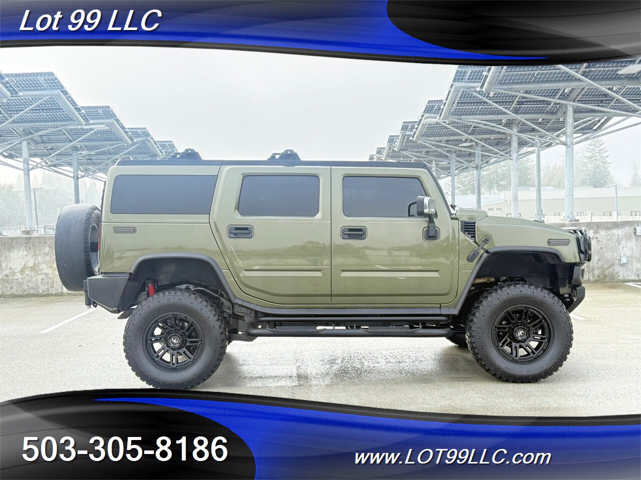 2003 Hummer H2 Lux Series 4x4 * Only 55k Miles * Lifted NEW 37 " 6.0 V8 Tires F&R Heated Leather Moon Roof - Photo 5 - Milwaukie, OR 97267