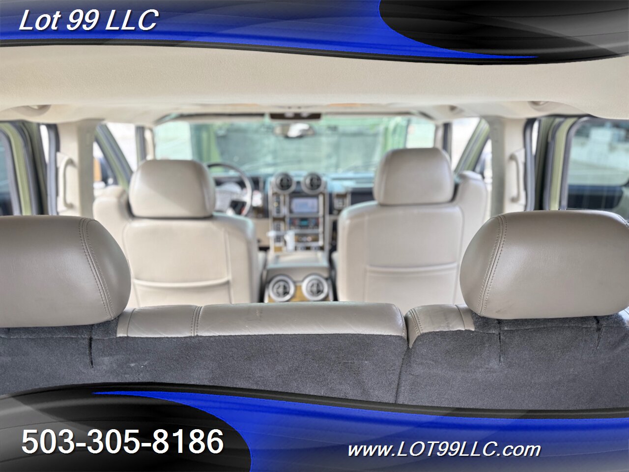 2003 Hummer H2 Lux Series 4x4 * Only 55k Miles * Lifted NEW 37 " 6.0 V8 Tires F&R Heated Leather Moon Roof - Photo 42 - Milwaukie, OR 97267