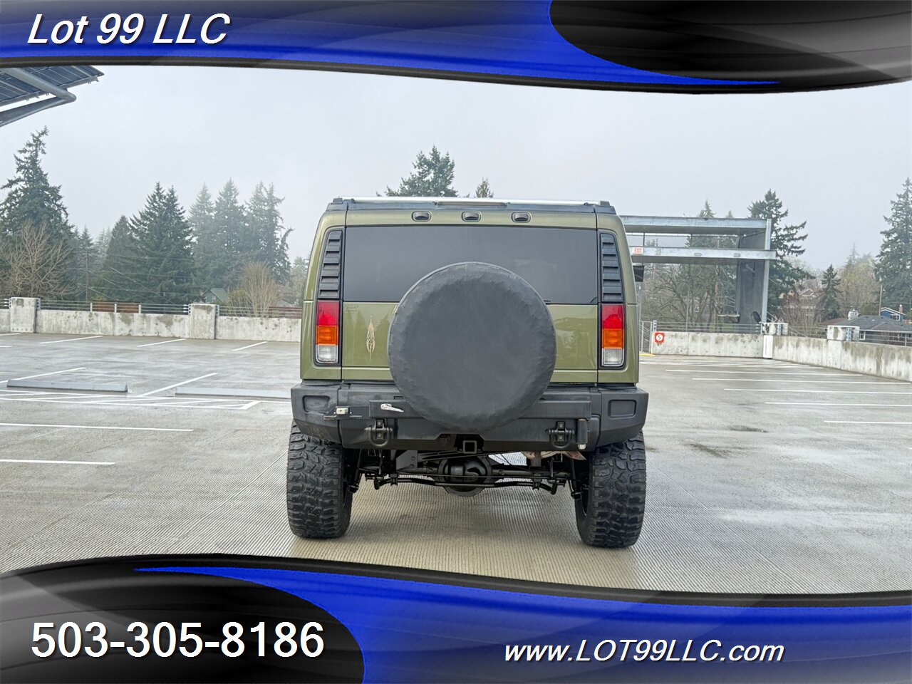 2003 Hummer H2 Lux Series 4x4 * Only 55k Miles * Lifted NEW 37 " 6.0 V8 Tires F&R Heated Leather Moon Roof - Photo 7 - Milwaukie, OR 97267