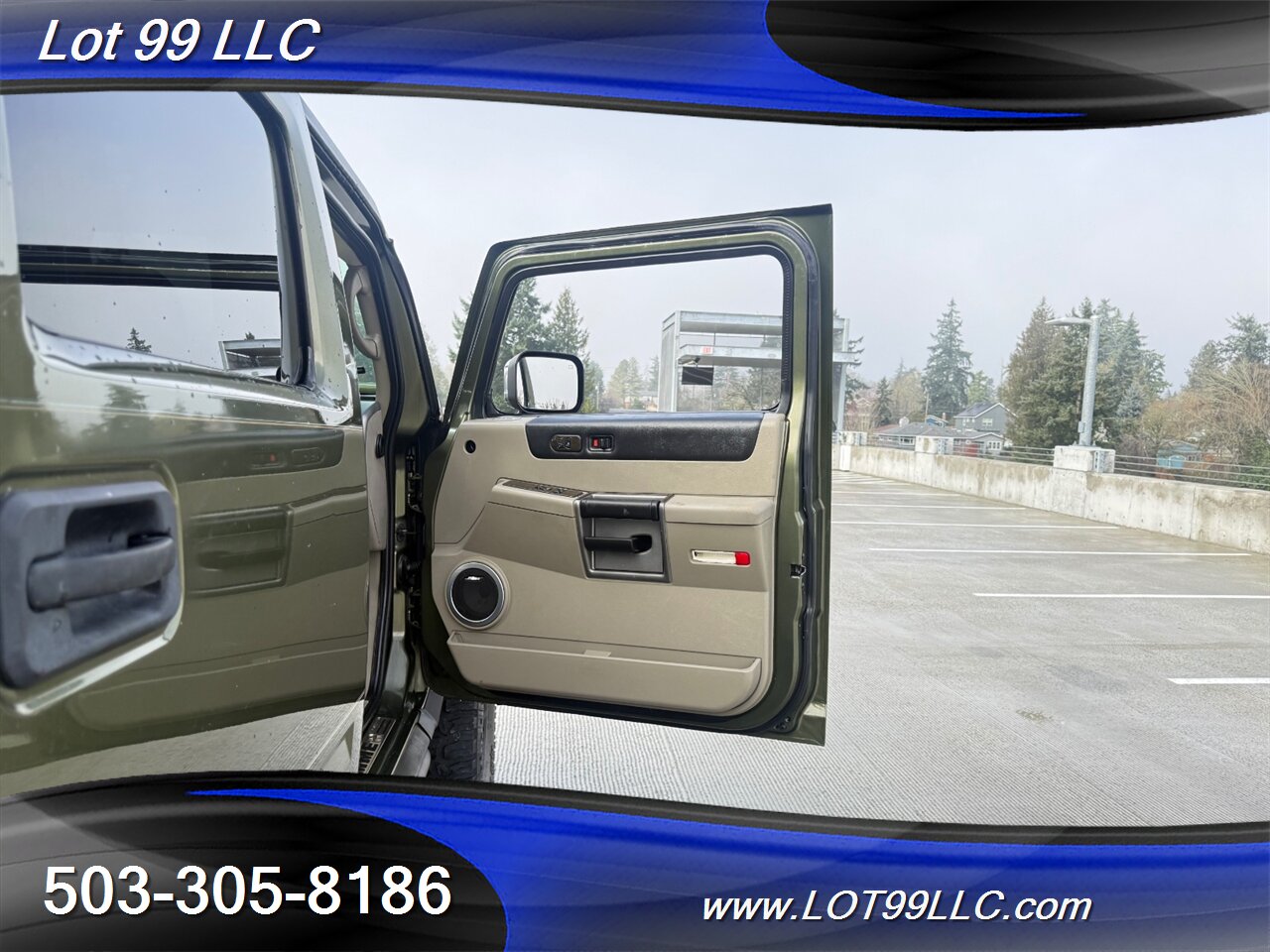 2003 Hummer H2 Lux Series 4x4 * Only 55k Miles * Lifted NEW 37 " 6.0 V8 Tires F&R Heated Leather Moon Roof - Photo 40 - Milwaukie, OR 97267