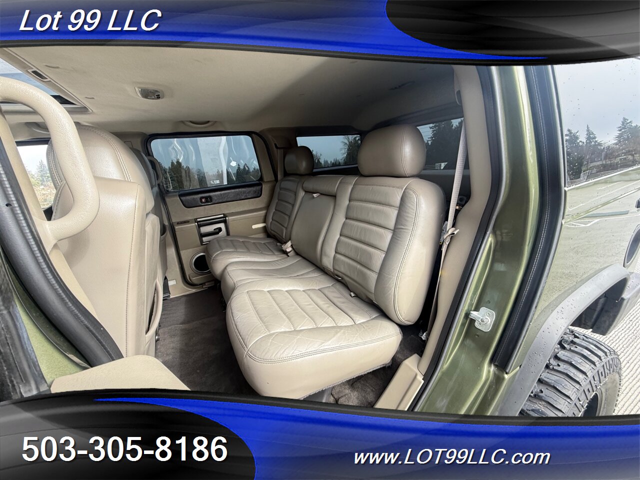 2003 Hummer H2 Lux Series 4x4 * Only 55k Miles * Lifted NEW 37 " 6.0 V8 Tires F&R Heated Leather Moon Roof - Photo 15 - Milwaukie, OR 97267
