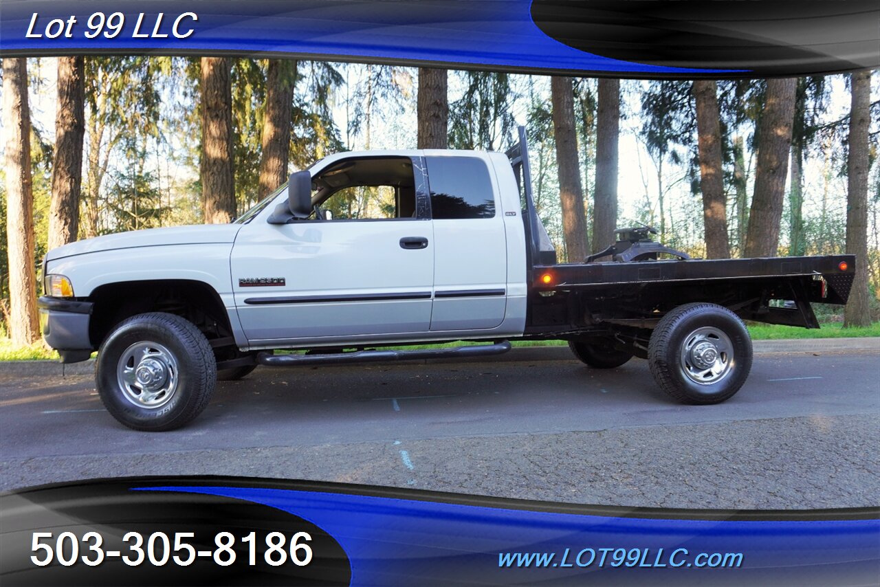 1999 Dodge Ram 2500 4X4 Extended Cab 5.9L Cummins Diesel Flat Bed TOW  PKG 5 TH Wheel Chrome Wheels NEW TIRES - Photo 5 - Milwaukie, OR 97267