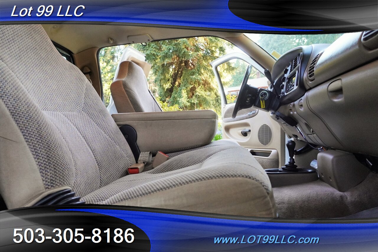 1999 Dodge Ram 2500 4X4 Extended Cab 5.9L Cummins Diesel Flat Bed TOW  PKG 5 TH Wheel Chrome Wheels NEW TIRES - Photo 18 - Milwaukie, OR 97267