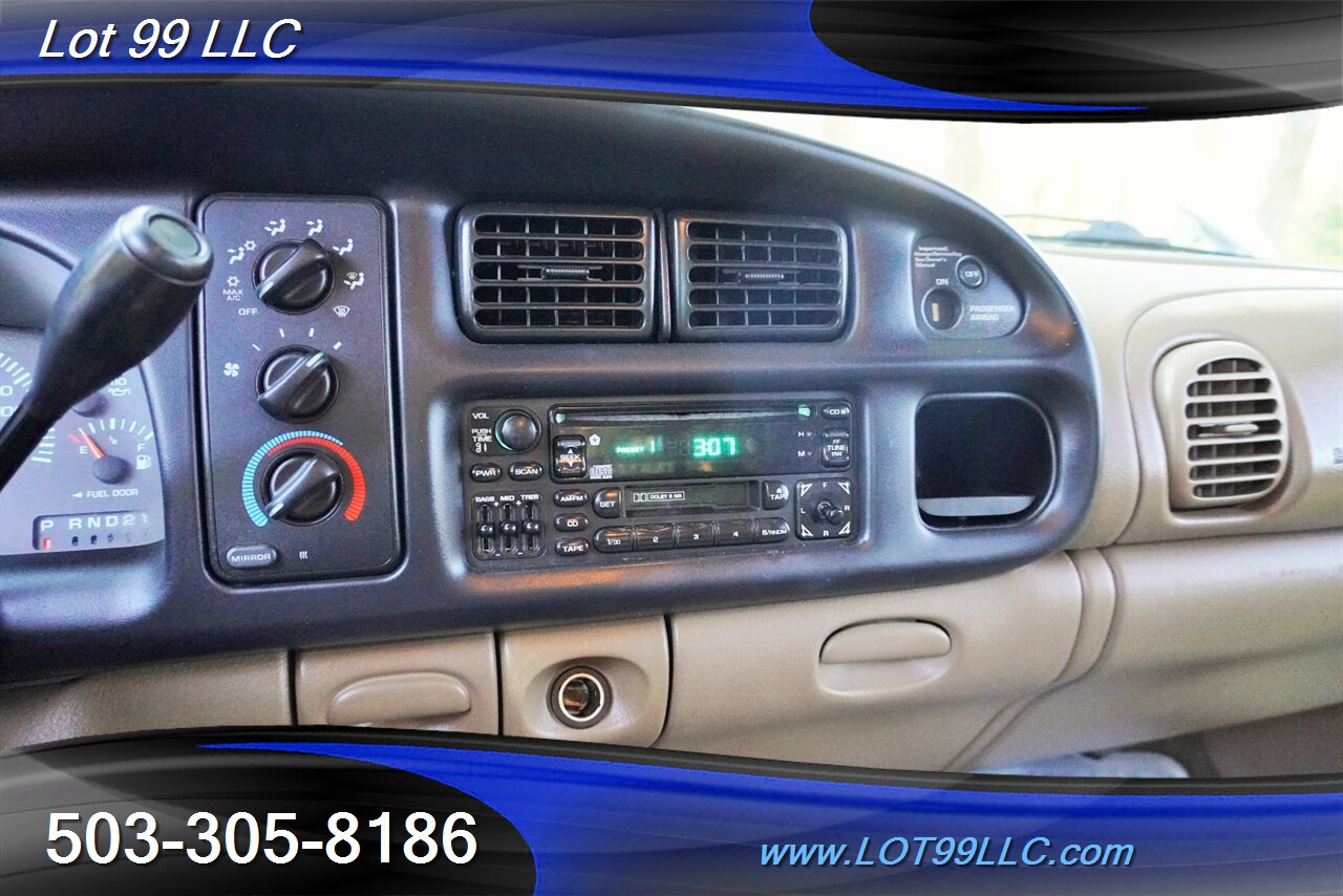 1999 Dodge Ram 2500 4X4 Extended Cab 5.9L Cummins Diesel Flat Bed TOW  PKG 5 TH Wheel Chrome Wheels NEW TIRES - Photo 21 - Milwaukie, OR 97267