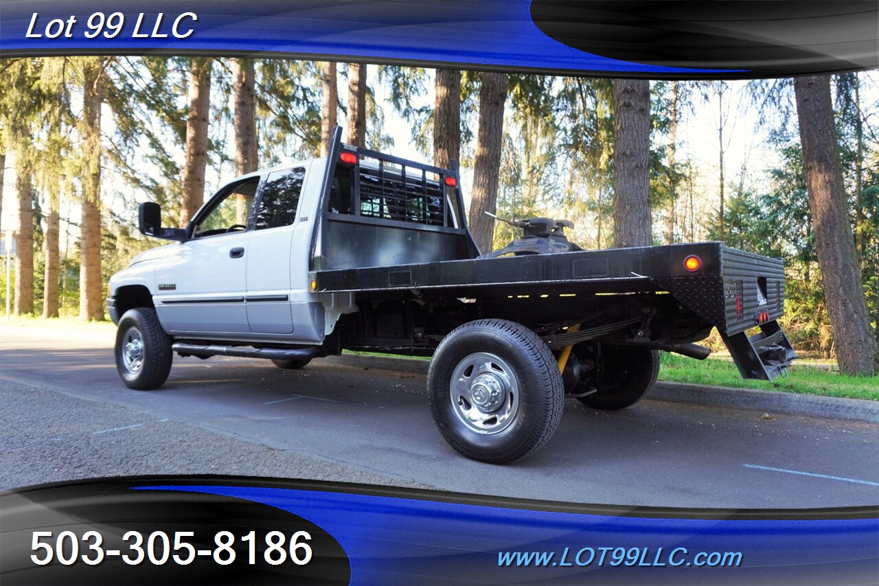 1999 Dodge Ram 2500 4X4 Extended Cab 5.9L Cummins Diesel Flat Bed TOW  PKG 5 TH Wheel Chrome Wheels NEW TIRES - Photo 11 - Milwaukie, OR 97267