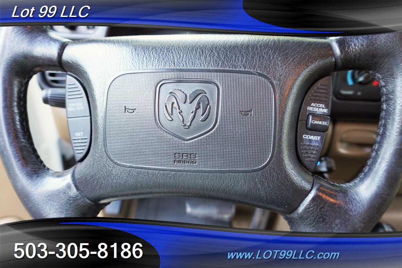 1999 Dodge Ram 2500 4X4 Extended Cab 5.9L Cummins Diesel Flat Bed TOW  PKG 5 TH Wheel Chrome Wheels NEW TIRES - Photo 23 - Milwaukie, OR 97267