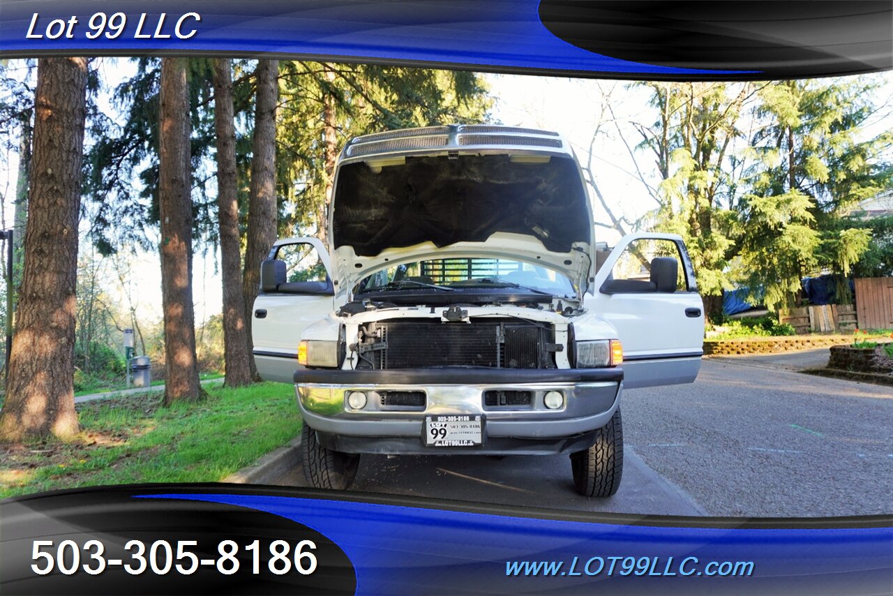 1999 Dodge Ram 2500 4X4 Extended Cab 5.9L Cummins Diesel Flat Bed TOW  PKG 5 TH Wheel Chrome Wheels NEW TIRES - Photo 28 - Milwaukie, OR 97267