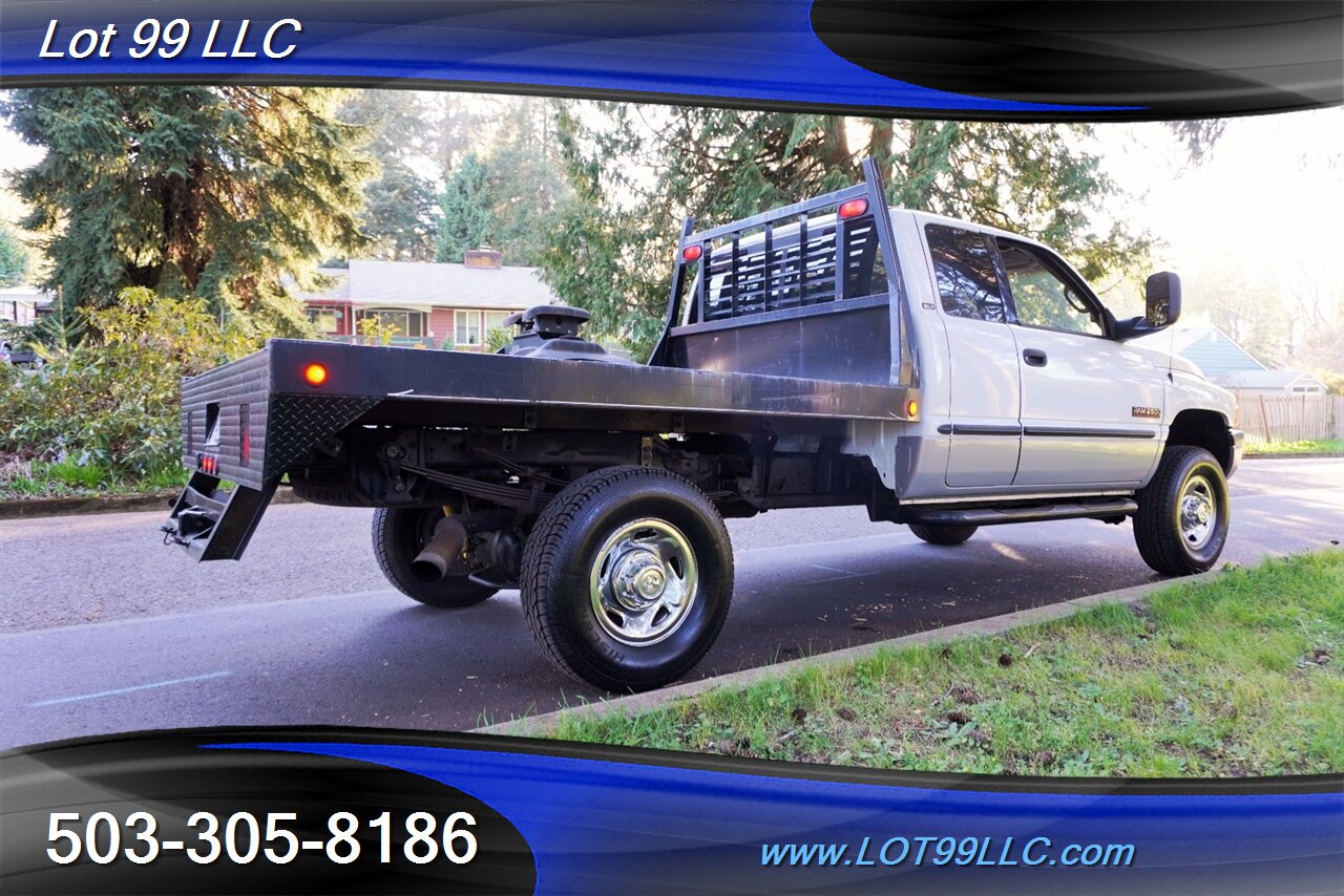 1999 Dodge Ram 2500 4X4 Extended Cab 5.9L Cummins Diesel Flat Bed TOW  PKG 5 TH Wheel Chrome Wheels NEW TIRES - Photo 9 - Milwaukie, OR 97267