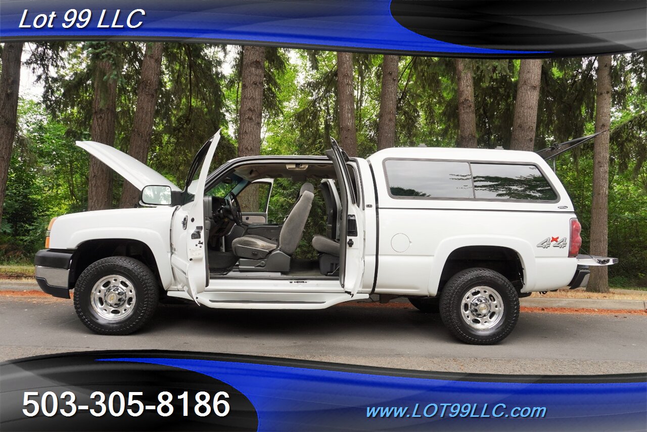 2003 Chevrolet Silverado 2500HD LS 4X4 Extended Cab 6.6L Duramax Matching Color Canopy SHORT BED NO RUST LOCAL TRADE 2 OWNERS - Photo 27 - Milwaukie, OR 97267