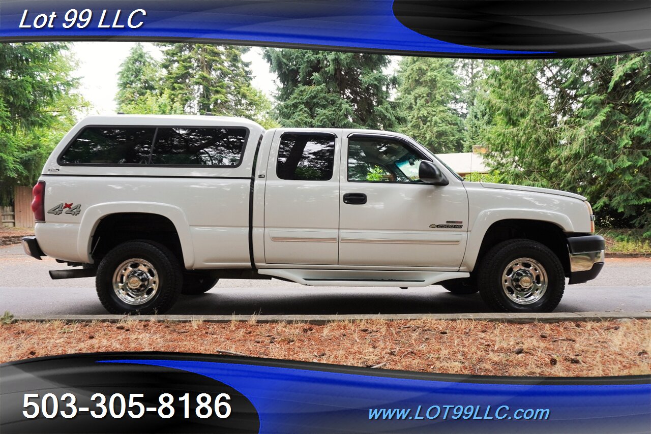 2003 Chevrolet Silverado 2500HD LS 4X4 Extended Cab 6.6L Duramax Matching Color Canopy SHORT BED NO RUST LOCAL TRADE 2 OWNERS - Photo 9 - Milwaukie, OR 97267
