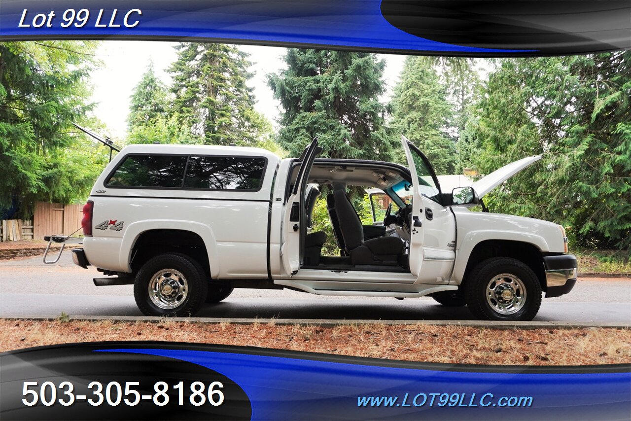 2003 Chevrolet Silverado 2500HD LS 4X4 Extended Cab 6.6L Duramax Matching Color Canopy SHORT BED NO RUST LOCAL TRADE 2 OWNERS - Photo 29 - Milwaukie, OR 97267