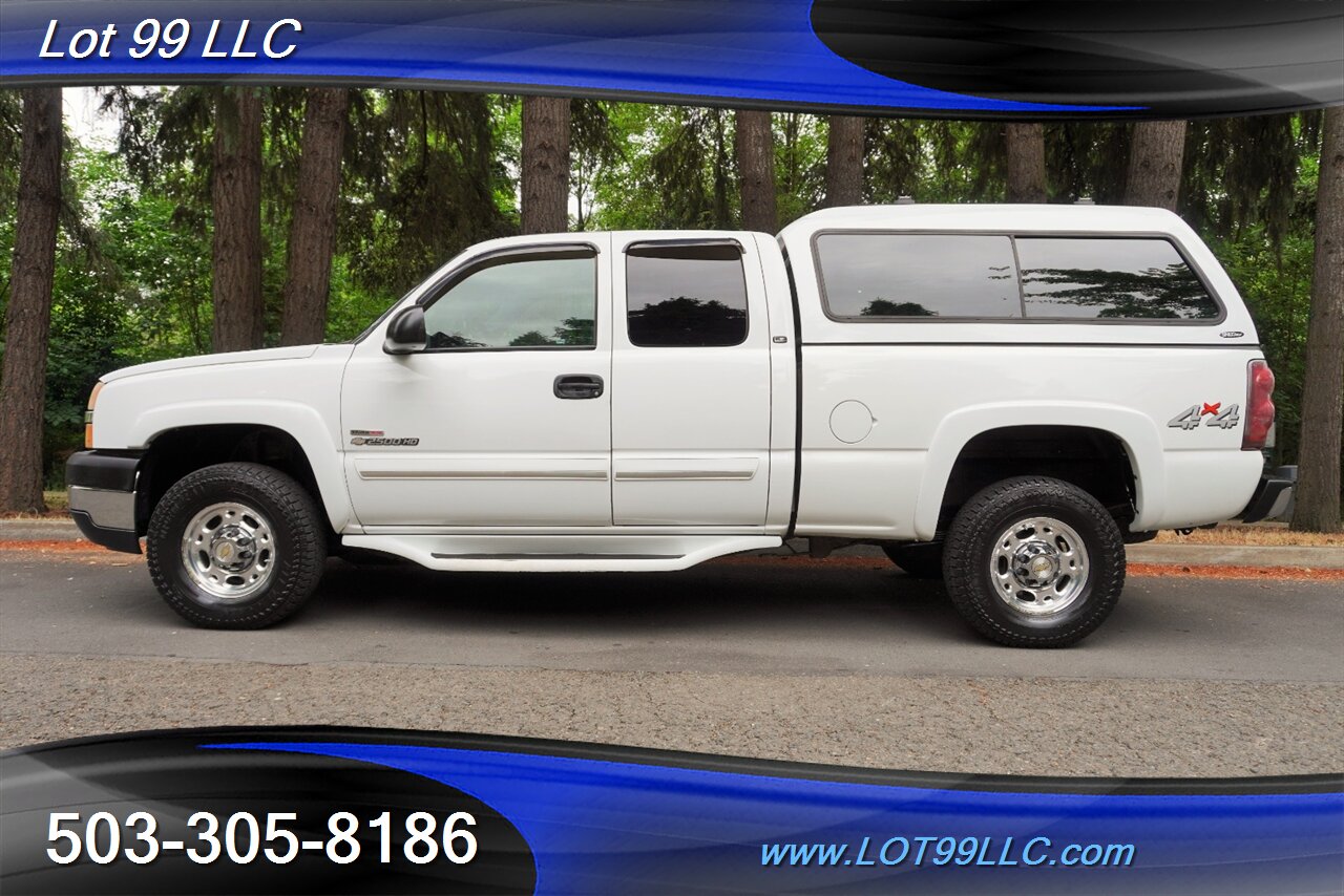 2003 Chevrolet Silverado 2500HD LS 4X4 Extended Cab 6.6L Duramax Matching Color Canopy SHORT BED NO RUST LOCAL TRADE 2 OWNERS - Photo 3 - Milwaukie, OR 97267