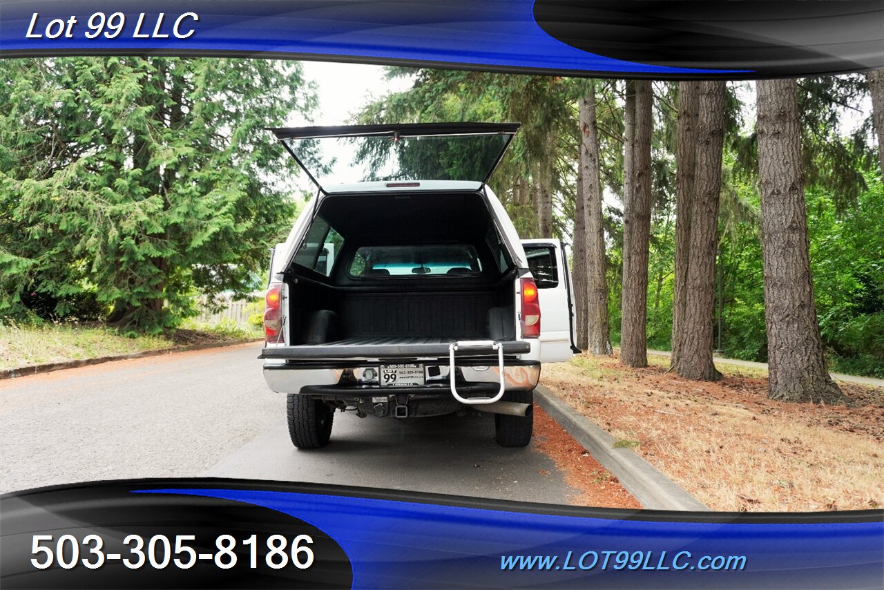 2003 Chevrolet Silverado 2500HD LS 4X4 Extended Cab 6.6L Duramax Matching Color Canopy SHORT BED NO RUST LOCAL TRADE 2 OWNERS - Photo 30 - Milwaukie, OR 97267