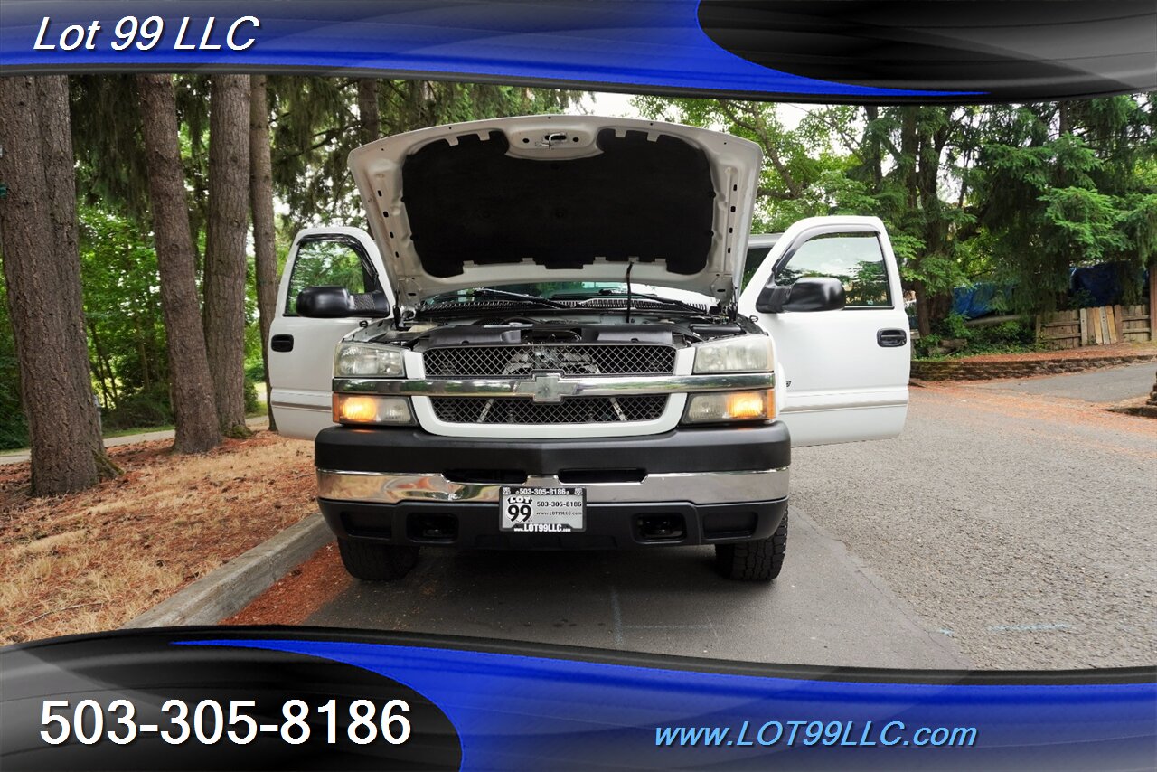 2003 Chevrolet Silverado 2500HD LS 4X4 Extended Cab 6.6L Duramax Matching Color Canopy SHORT BED NO RUST LOCAL TRADE 2 OWNERS - Photo 28 - Milwaukie, OR 97267