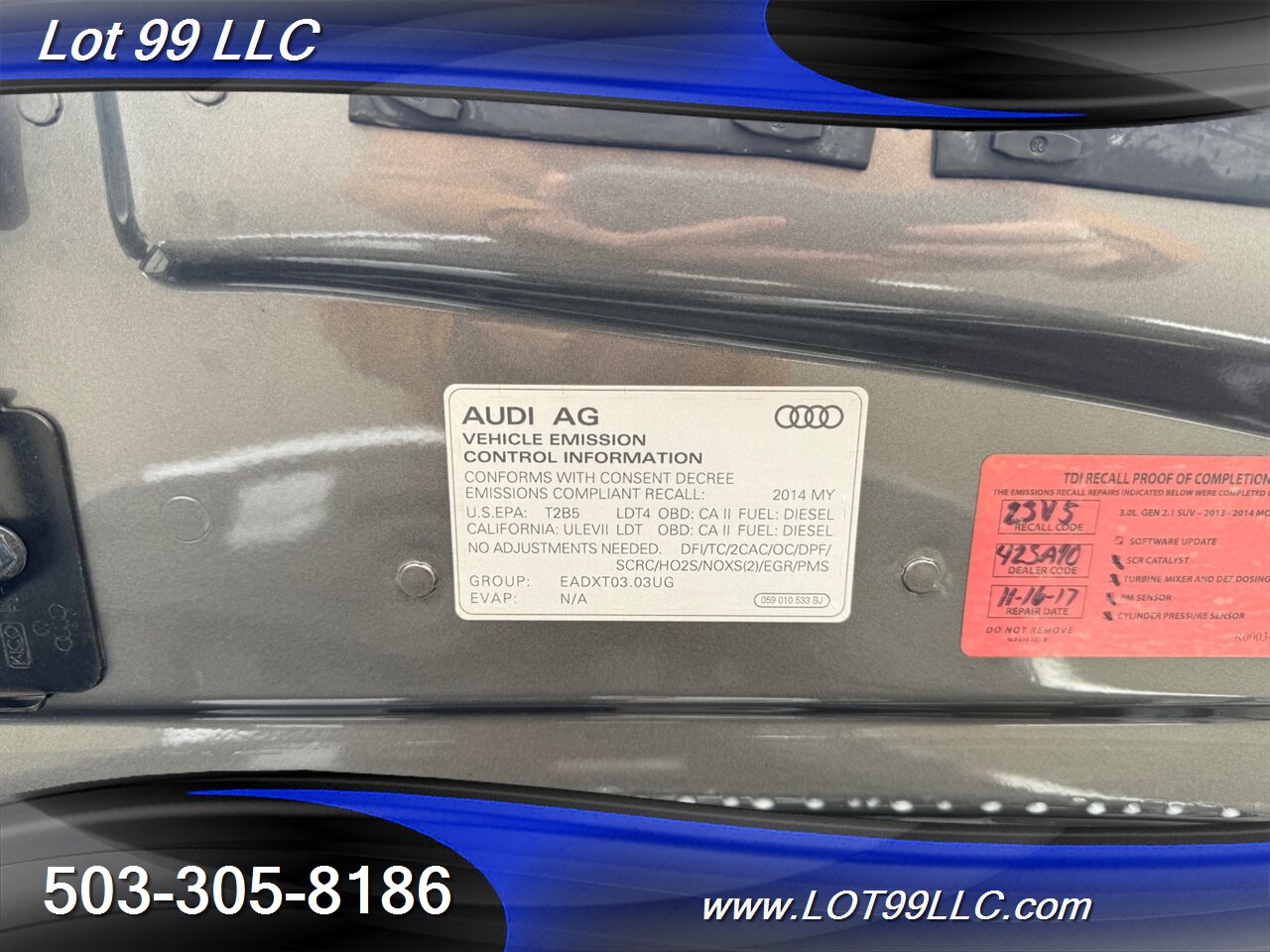 2014 Audi Q7 3.0 Quattro TDI Premium AWD 123k ** DIESEL** 28MPG  Heated Front and Rear - Photo 51 - Milwaukie, OR 97267