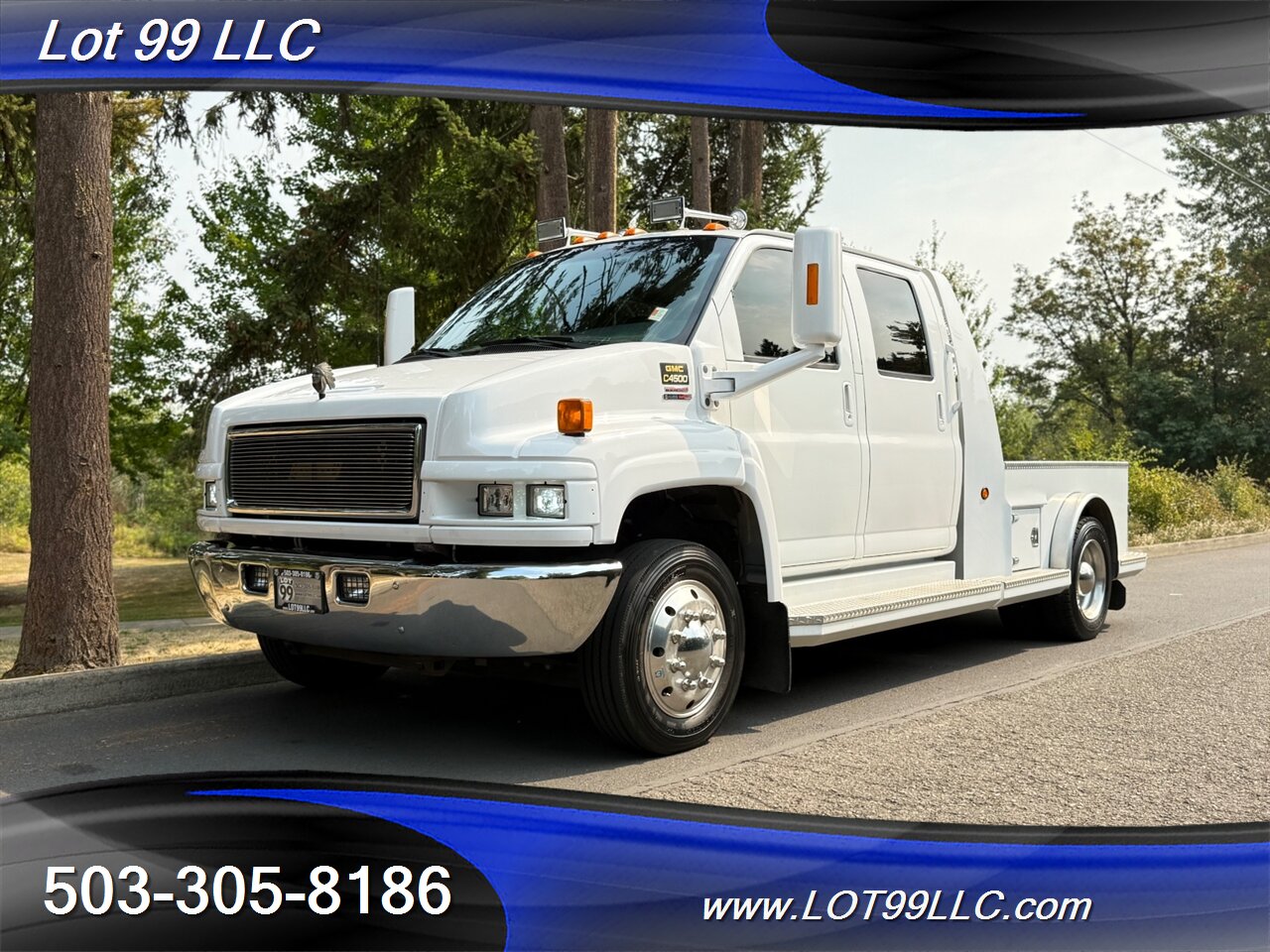 2009 GMC 4500 TOPKICK 55k 6.6 Duramax Diesel Htd Leather Nav DVD BED T - Photo 3 - Milwaukie, OR 97267