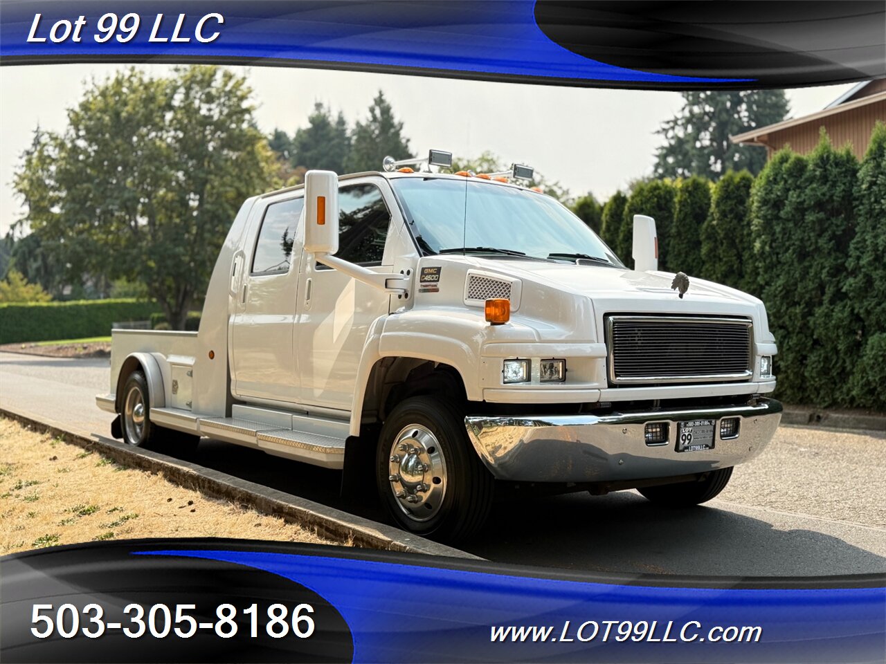 2009 GMC 4500 TOPKICK 55k 6.6 Duramax Diesel Htd Leather Nav DVD BED T - Photo 5 - Milwaukie, OR 97267