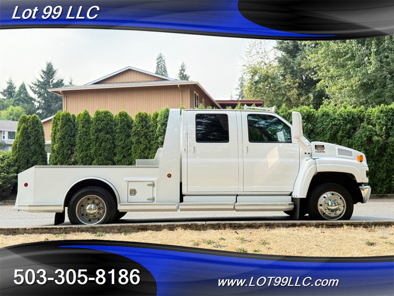 2009 GMC 4500 TOPKICK 55k 6.6 Duramax Diesel Htd Leather Nav DVD BED T - Photo 6 - Milwaukie, OR 97267