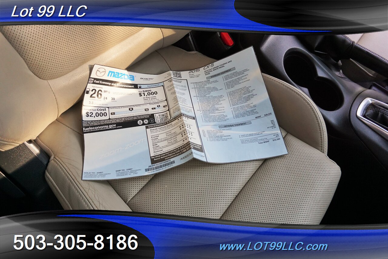 2015 Mazda CX-5 Grand Touring AWD 49K Heated Leather Moon GPS - Photo 37 - Milwaukie, OR 97267