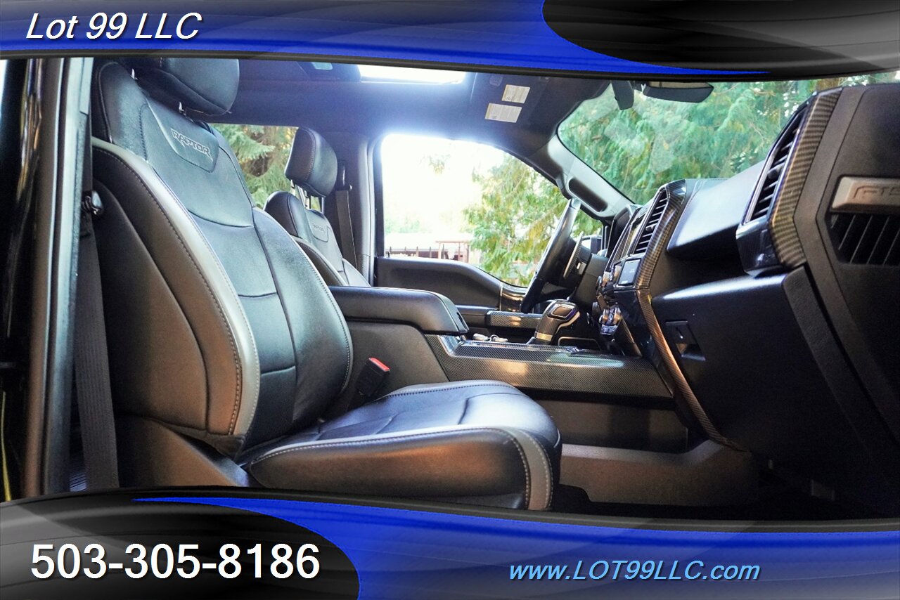 2018 Ford F-150 Raptor 4X4 3.5L ECOBOOST 48K LOW MILES Heated AC Leather Pano Roof Carbon Fiber Pkg GPS - Photo 17 - Milwaukie, OR 97267