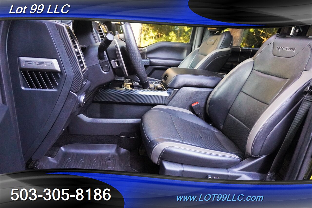2018 Ford F-150 Raptor 4X4 3.5L ECOBOOST 48K LOW MILES Heated AC Leather Pano Roof Carbon Fiber Pkg GPS - Photo 13 - Milwaukie, OR 97267