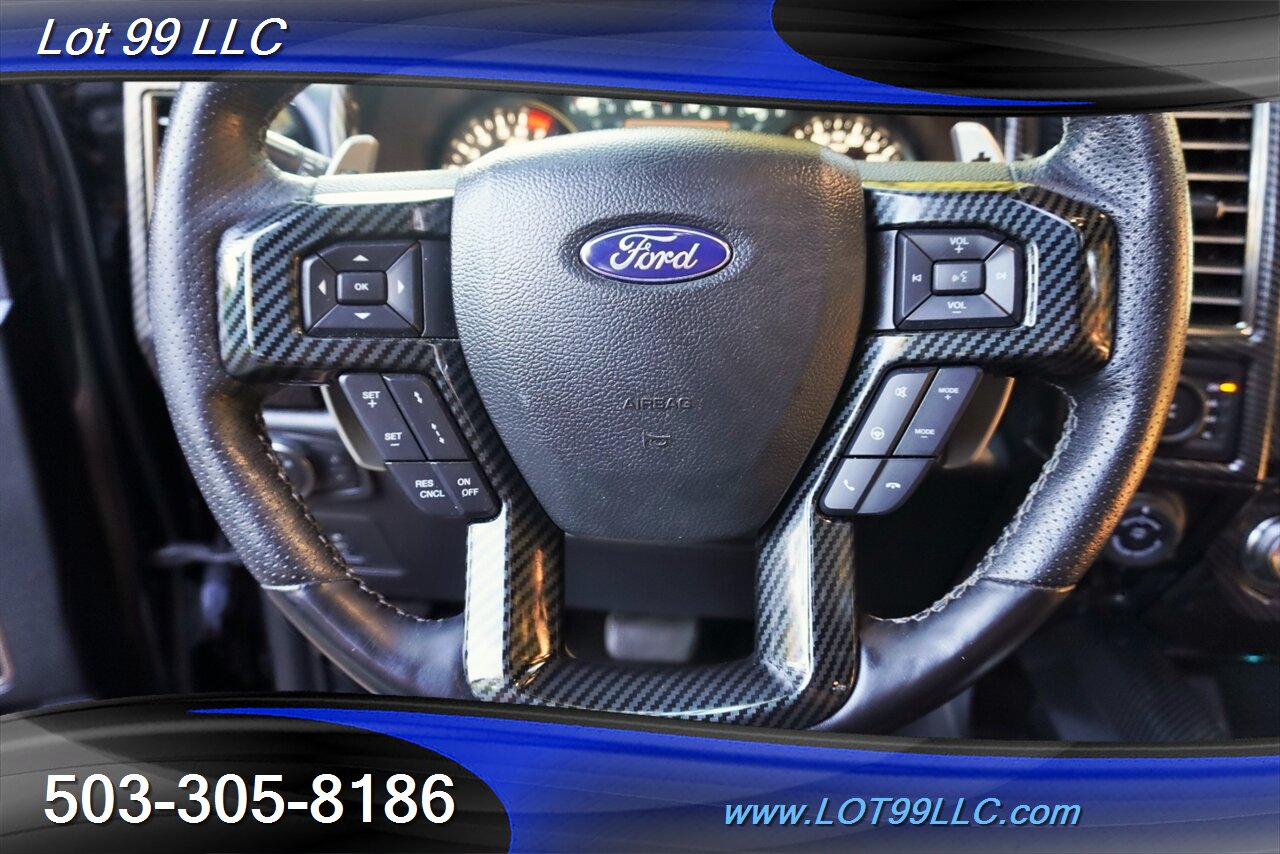 2018 Ford F-150 Raptor 4X4 3.5L ECOBOOST 48K LOW MILES Heated AC Leather Pano Roof Carbon Fiber Pkg GPS - Photo 27 - Milwaukie, OR 97267