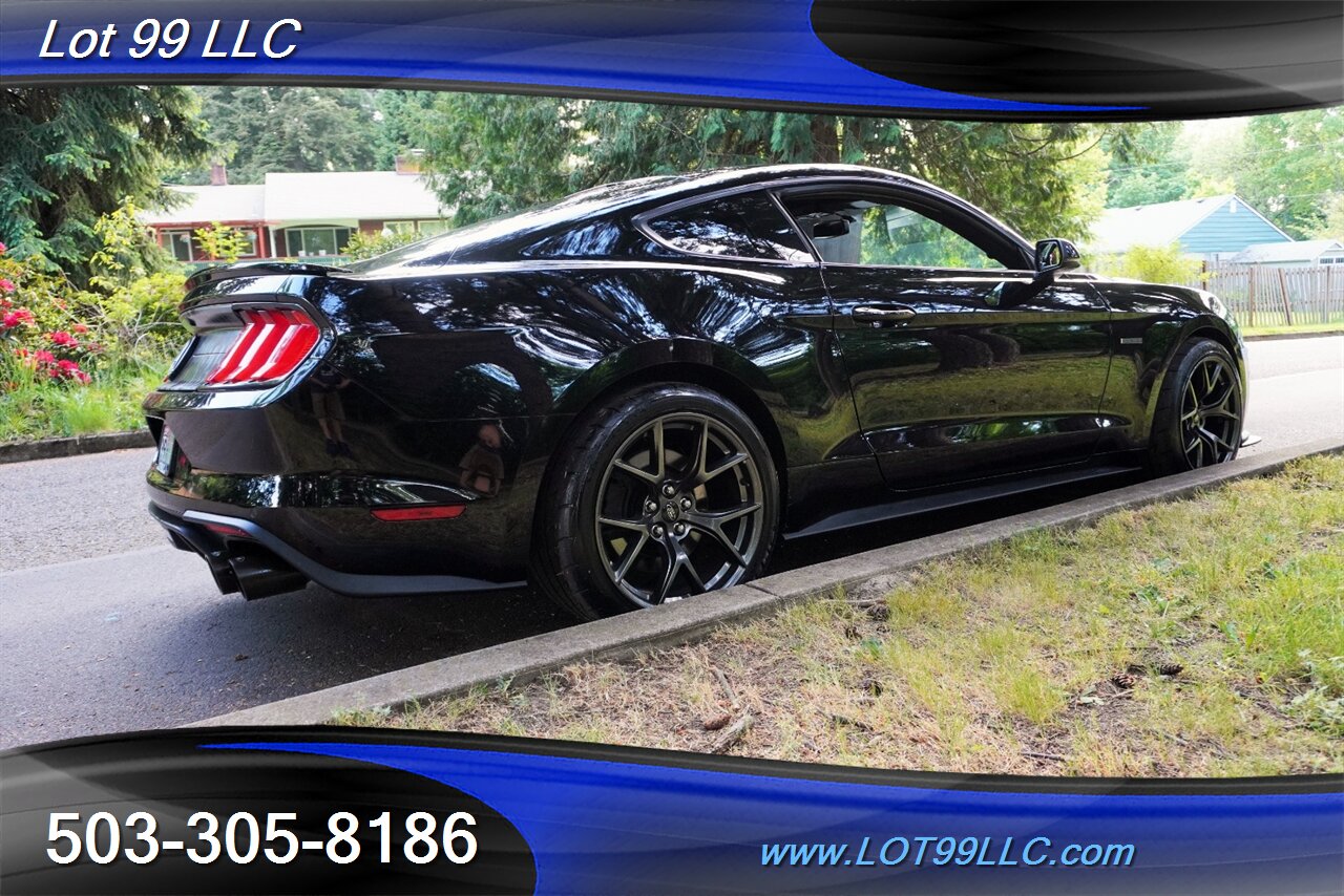 2019 Ford Mustang GT V8 COYOTE 6 Speed Manual 19K REV MATCH Leather  Recaro Lowered 20 Premium Wheels Newer Tires - Photo 9 - Milwaukie, OR 97267