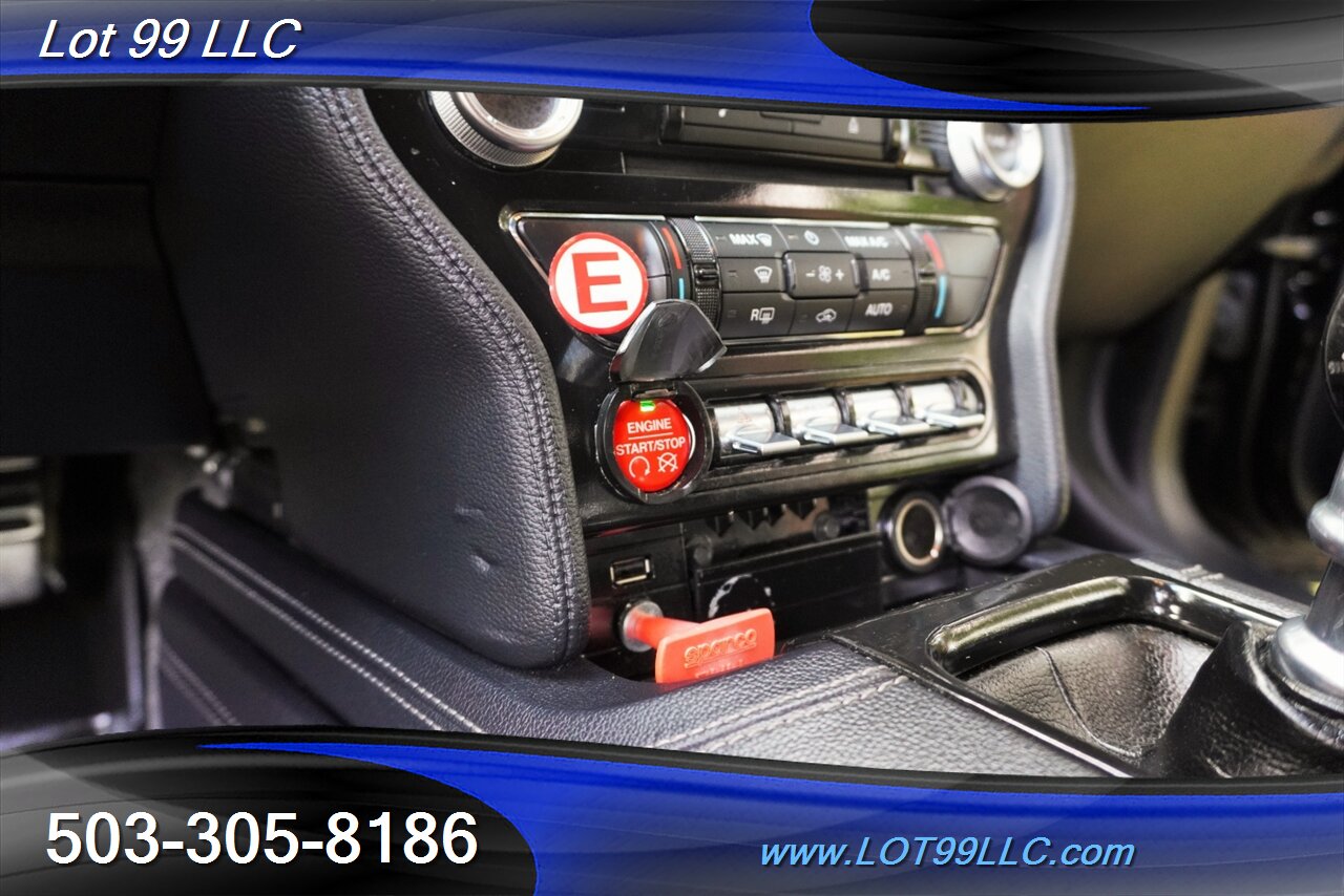 2019 Ford Mustang GT V8 COYOTE 6 Speed Manual 19K REV MATCH Leather  Recaro Lowered 20 Premium Wheels Newer Tires - Photo 21 - Milwaukie, OR 97267
