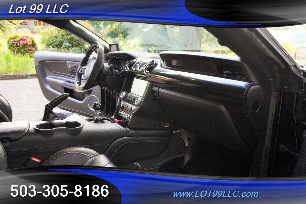 2019 Ford Mustang GT V8 COYOTE 6 Speed Manual 19K REV MATCH Leather  Recaro Lowered 20 Premium Wheels Newer Tires - Photo 14 - Milwaukie, OR 97267