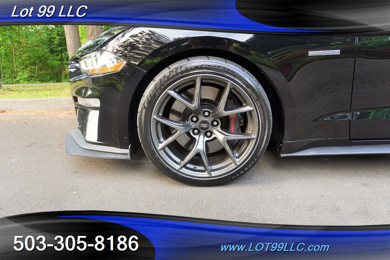 2019 Ford Mustang GT V8 COYOTE 6 Speed Manual 19K REV MATCH Leather  Recaro Lowered 20 Premium Wheels Newer Tires - Photo 42 - Milwaukie, OR 97267